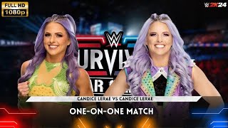 Candice LeRae vs Candice LeRae - One-on-One Match | WWE2K24 | GameCity