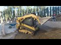 how to deliver gravel & use a loader on a quick job!