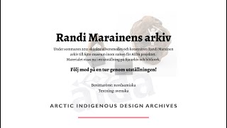 Randi Marainens arkiv - Utställning december 2021 - februari 2022