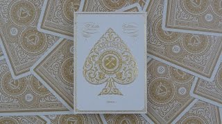 Artisan White Playing Cards By Theory11 | Deck Review -Display