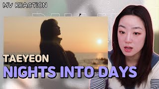 Taeyeon - Nights into days MV Reaction