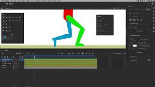 Adobe Animate CC 2020 - Animating a Walk Cycle, Adding Arm Swings