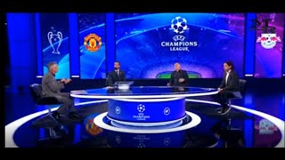 Post Match Manchester United vs RB Leipzig 5-0 Paul Scholes, Rio And Owen.