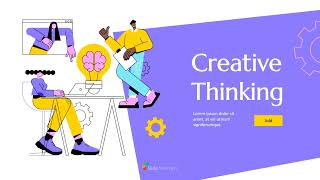 Creative Thinking Business Plan Presentation Animated Slides