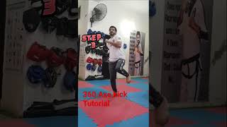 360 Axe kick Tutorial ||#shortvideo #pasbanmartialarts