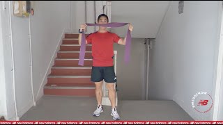 Loh Guo Pei | #StayHome & Workout #WithMe | Episode 4: Resistance Band Workout | New Balance