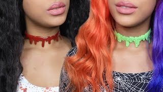 DIY Blood / Slime Drip Choker for Halloween!