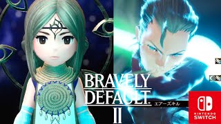 【ブレイブリーデフォルト2】ボス戦 ゲンブ＆イモータル（ハード）～水＆土のクリスタル 5章 ストーリー攻略【BRAVELY DEFAULT II】