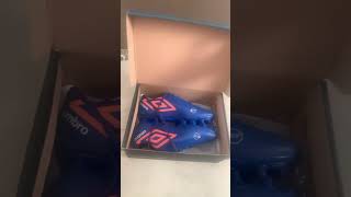 Unboxing Umbro Orbit Jr Azul Escuro Com Laranja