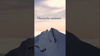 Manaslu summit footage 🏔️🎥  #professional #karakoram #manaslu #nature #foryou #foryoypage #fypシ゚#fyp