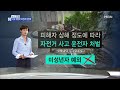 김주하의 7월 1일 뉴스초점 사고 무방비 자전거 운전자 뉴스8