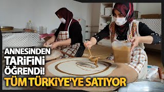 Annesiyle Bilikte Açtığı İşyerinde Ürettiği Çanak Ekmekle Türkiye'ye Açılmaya Hazırlanıyor iha