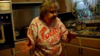 Grandma getting down to YMCA