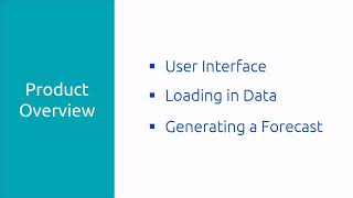 Getting Started with Forecast Pro Version 11