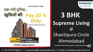 Seattle Sky - 3BHK Supreme Living @ Shantipura Circle Ahmedabad