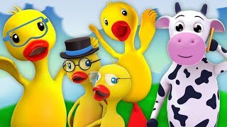 lima bebek besar | lagu anak-anak | Lagu Anak | puisi anak-anak | Rhymes for Kids | Five Big Ducks