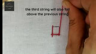 Learn Kutch Stitch | Easy kutch beginner stitch | MemoryEmbroidery