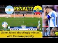 Messi penalty miss vs Ecuador Crazy Penalty Shootout COPA AMERICA 2024