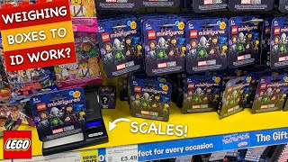 Weighing Method to Identify LEGO Marvel Series 2 Minifigures in Boxes