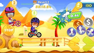 Niki Bike Race 3D | Desert Levels | Vlad and Niki Kids Bike Racing Game Play #19 | Abdullah Gaming 🎮