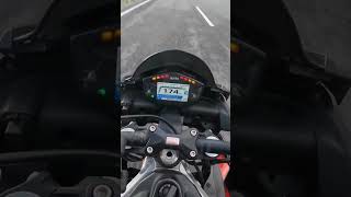 AboneOL Aprilia İle Islak Yolda 208 Km Hız #aksiyon #aprilia #motovlog #dj