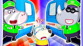 Oh No! Where Is The Real Police!? | Wolfoo Family New Stories 2D Animation | Wolfoo TV