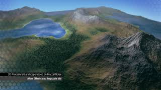 3D Fractal Landscape using Trapcode Mir