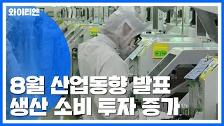 지난달 '생산·소비·투자' 트리플 증가...소비 8년 7개월만에 최대 폭↑ / YTN