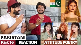 pakistani react on Arisfa khan latest attitude poetry | mx taka tak | instagram reels 2021