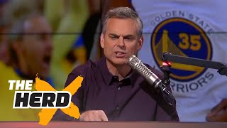 Warriors win Game 2 of 2017 Finals, Golden State greatest team ever? - Colin discusses | THE HERD