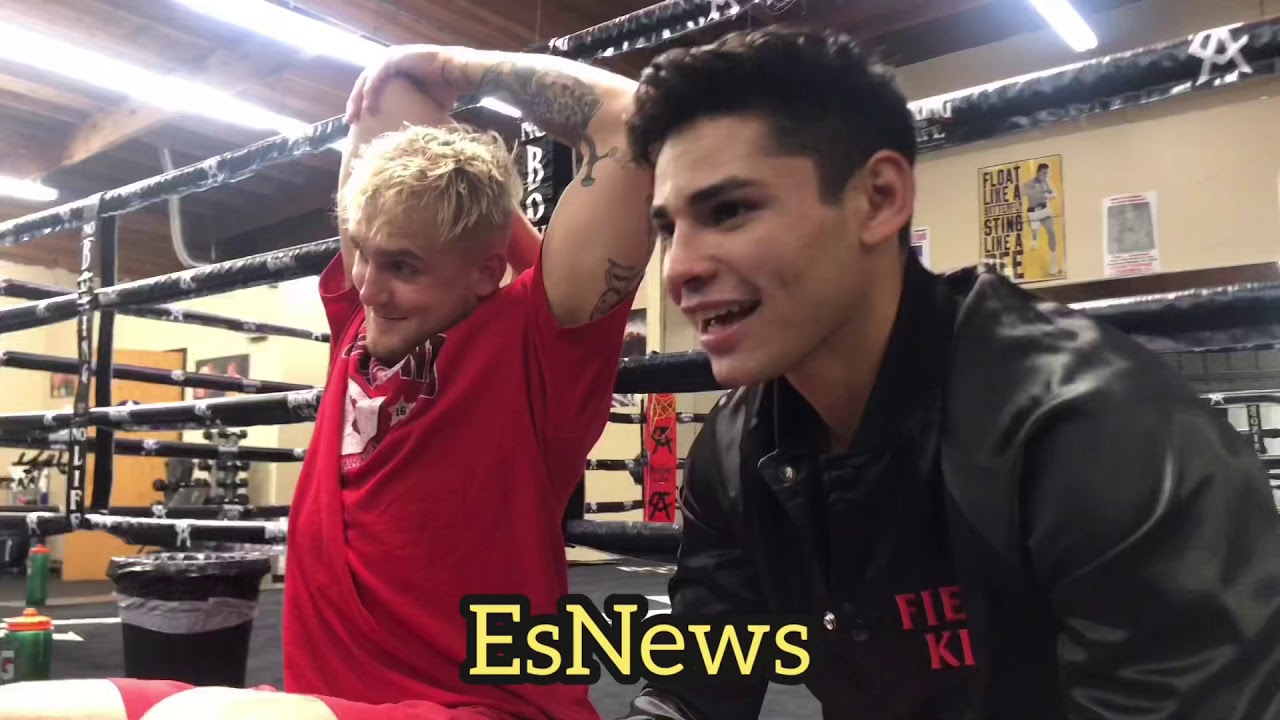 Ryan Garcia & Jake Paul Boxing - Esnews - YouTube