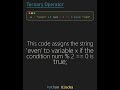 Python Ternary Operator Advanced