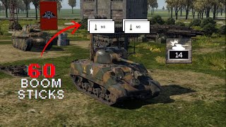 Delete every tanks with your ROCKETS  (War Thunder Mobile)