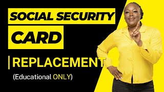 How to Get a Social Security Card FAST! (Educational Purposed ONLY) | Shamika Saves