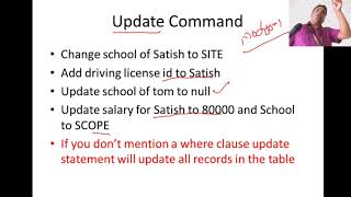 Database Management Systems #6 is Null and is Not Null, SQL Update and Delete, SQL Number Functions