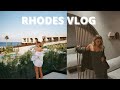 RHODES IN AUTUMN VLOG | staying at elissa hotel, what I did + what I wore