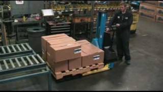 Bishamon UniLift Pallet Transporter / Positioner Demo.wmv