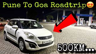 Pune to Goa Road trip via Amboli Ghat | Road trip to Goa in DZIRE | Goa Road Condition | hindi vlog