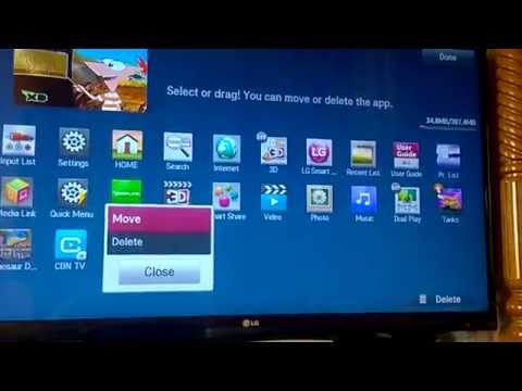 how to uninstall apps on L.G. smart T.V. how to uninstall apps on L.G. smart T.V.