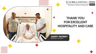 Happy Patient | Treatment of Prostate | CK Birla Hospitals | RBH Jaipur