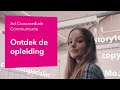 Dit is de Ad Crossmediale Communicatie in | Hogeschool Inholland