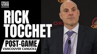 Rick Tocchet Breaks Down Vancouver Canucks vs. Washington Capitals, Charlie Lindgren INSANE Save