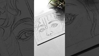 Krishna Eyes Drawing #shorts #drawing #art #painting #krishna  #viralvideo