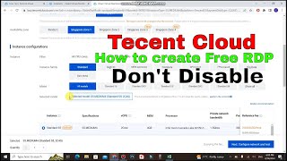 How to create Rdp | Tencent Cloud Free RDP | Without Any paying System | Any Without Cards