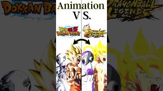 Goku And Frieza Dragon Ball Legends VS. Dokkan Battle Animation