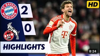 Bayern Munich vs FC Köln 2 0   All Goals & Extended Highlights   MD 29 – Bundesliga