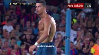 Olha o Golaço que Cristiano Ronaldo fez no jogo contra Barcelona |  Super Copa da Espanha