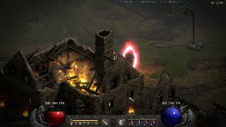 短片-火牆法師帶破免版打三王 Diablo 2 Resurrected 2.5  :Fire Wall Sorceress kill ubers Sundering Charms