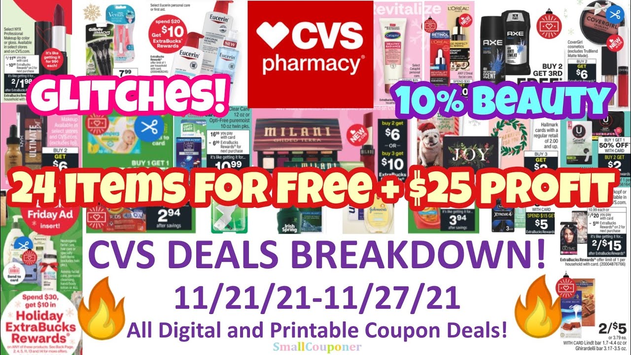 CVS Best Deals Breakdown 11/21/21-11/27/21! New Glitches! All Digital ...