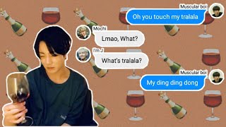 BTS text || Drunk Jungkook